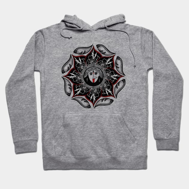 Mahakali Mandala Art Hoodie by nancyartwork